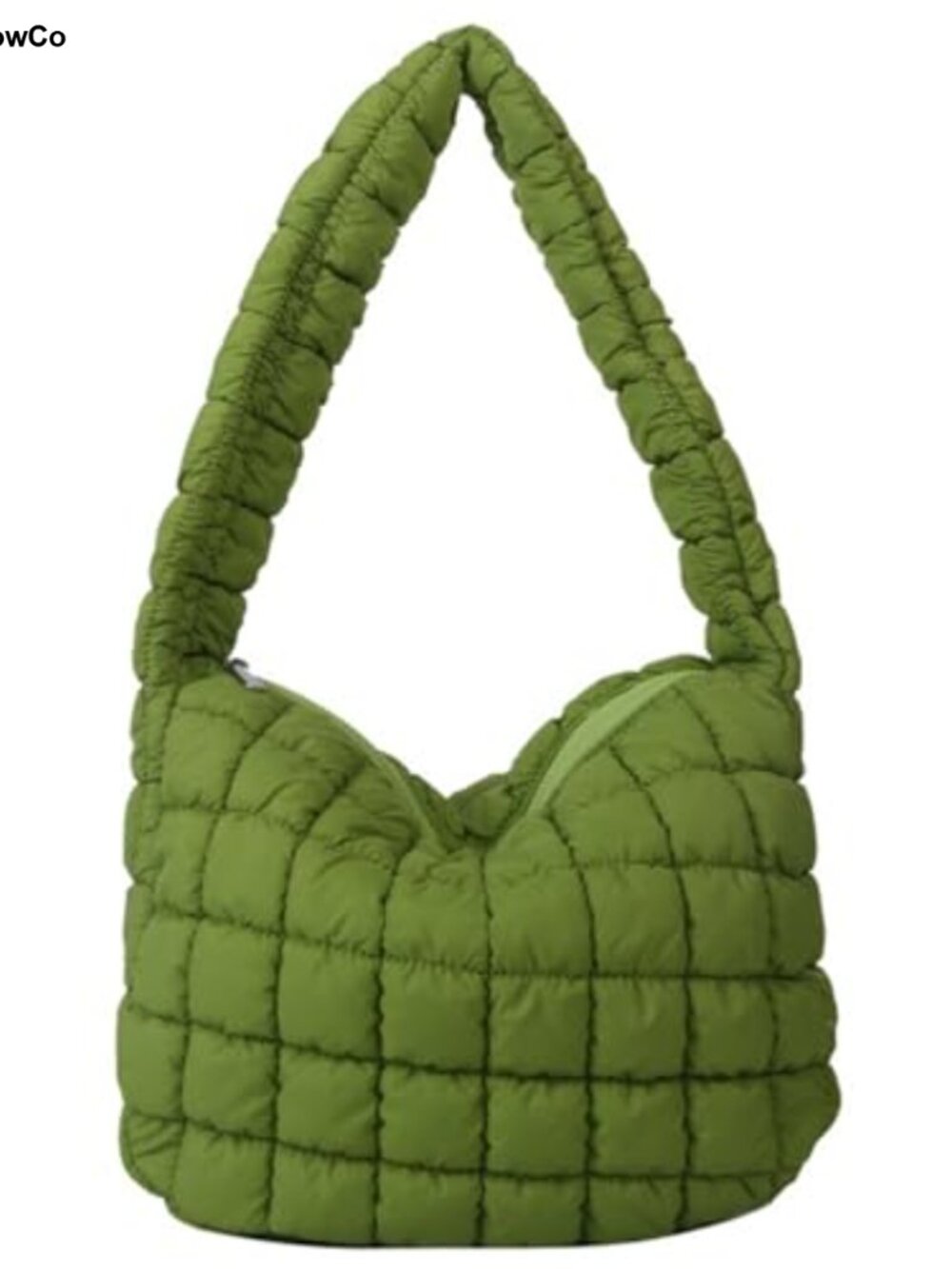Quilted Puffer Tote Bag Women Nylon Shoulder Handbag Large Capacity Winter